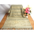 Tassels Embroidery Bamboo Bath Towel Decorative Bath Towel